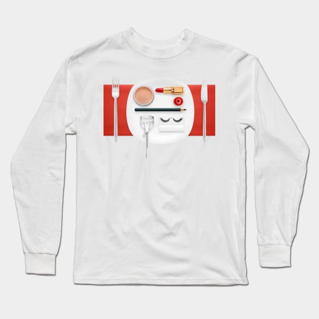 make up food Long Sleeve T-Shirt by rogergren